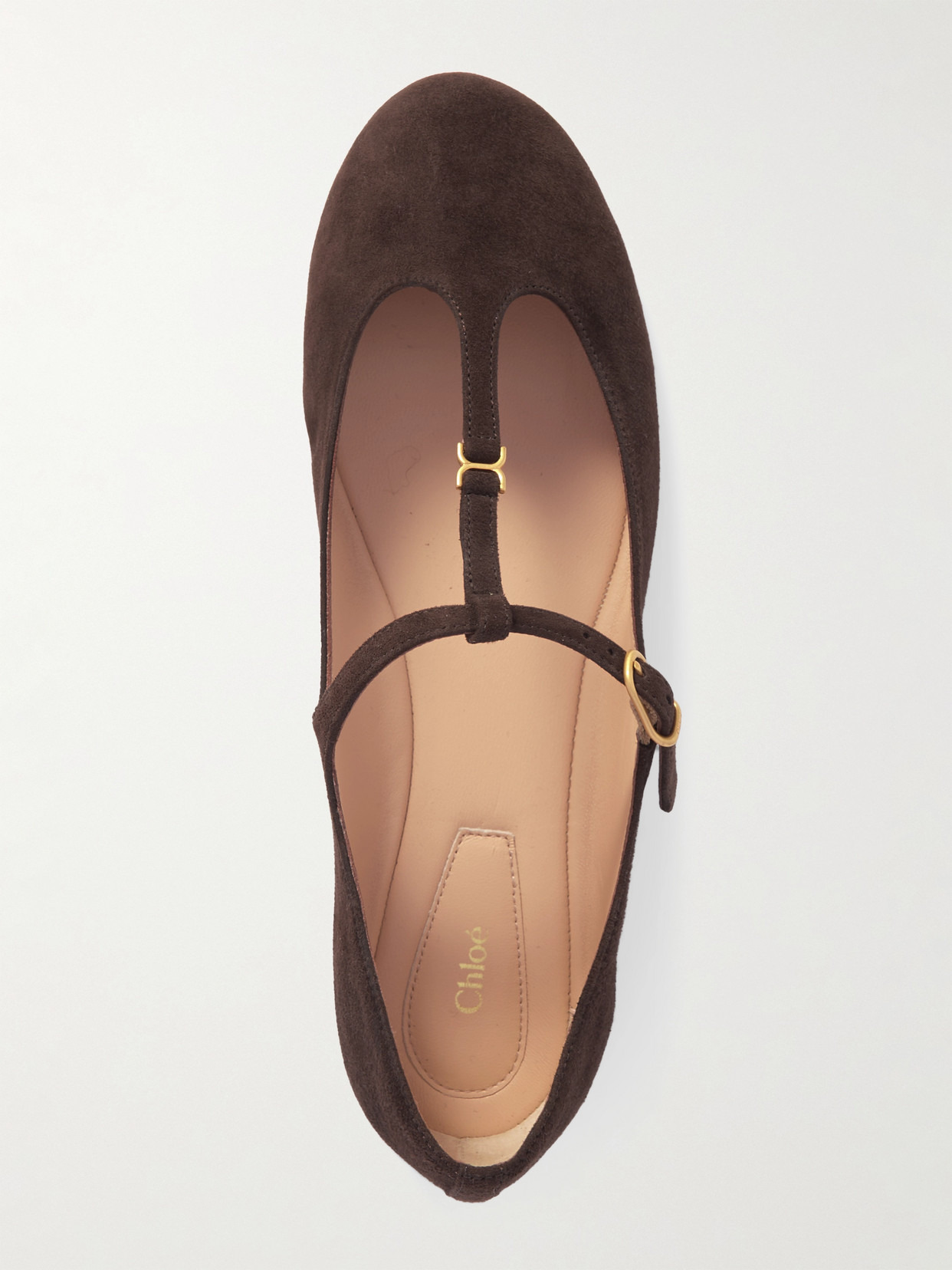 Marcie Embellished Suede Ballet Flats - 5