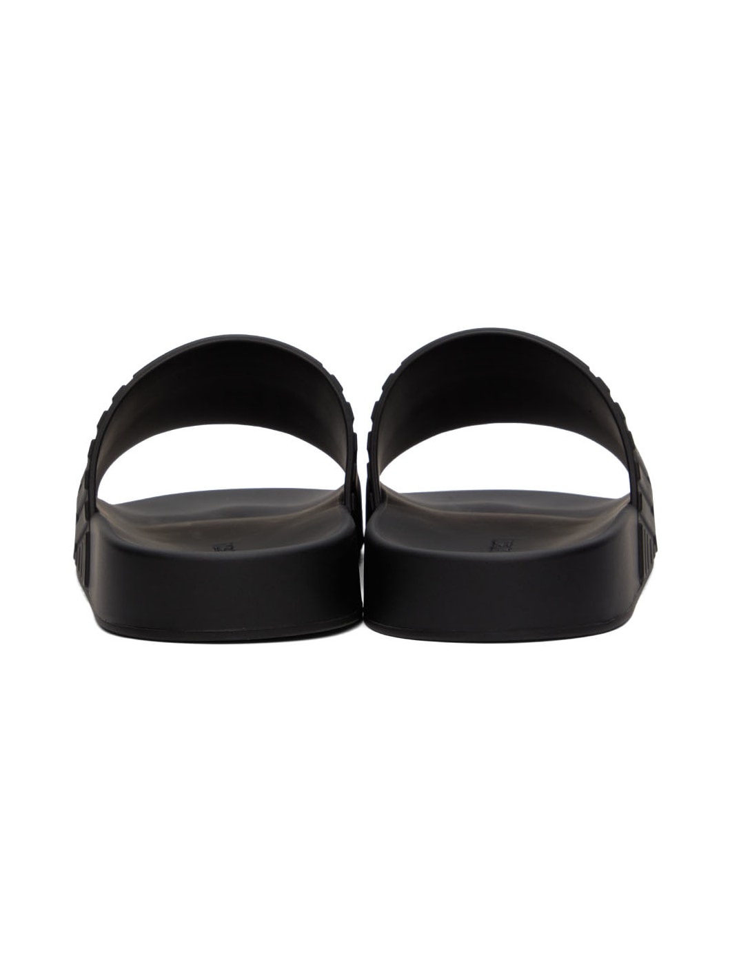 Black Slider Sandals - 2