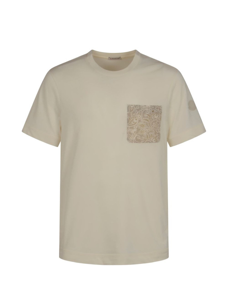 paisley-pocket cotton T-shirt 1