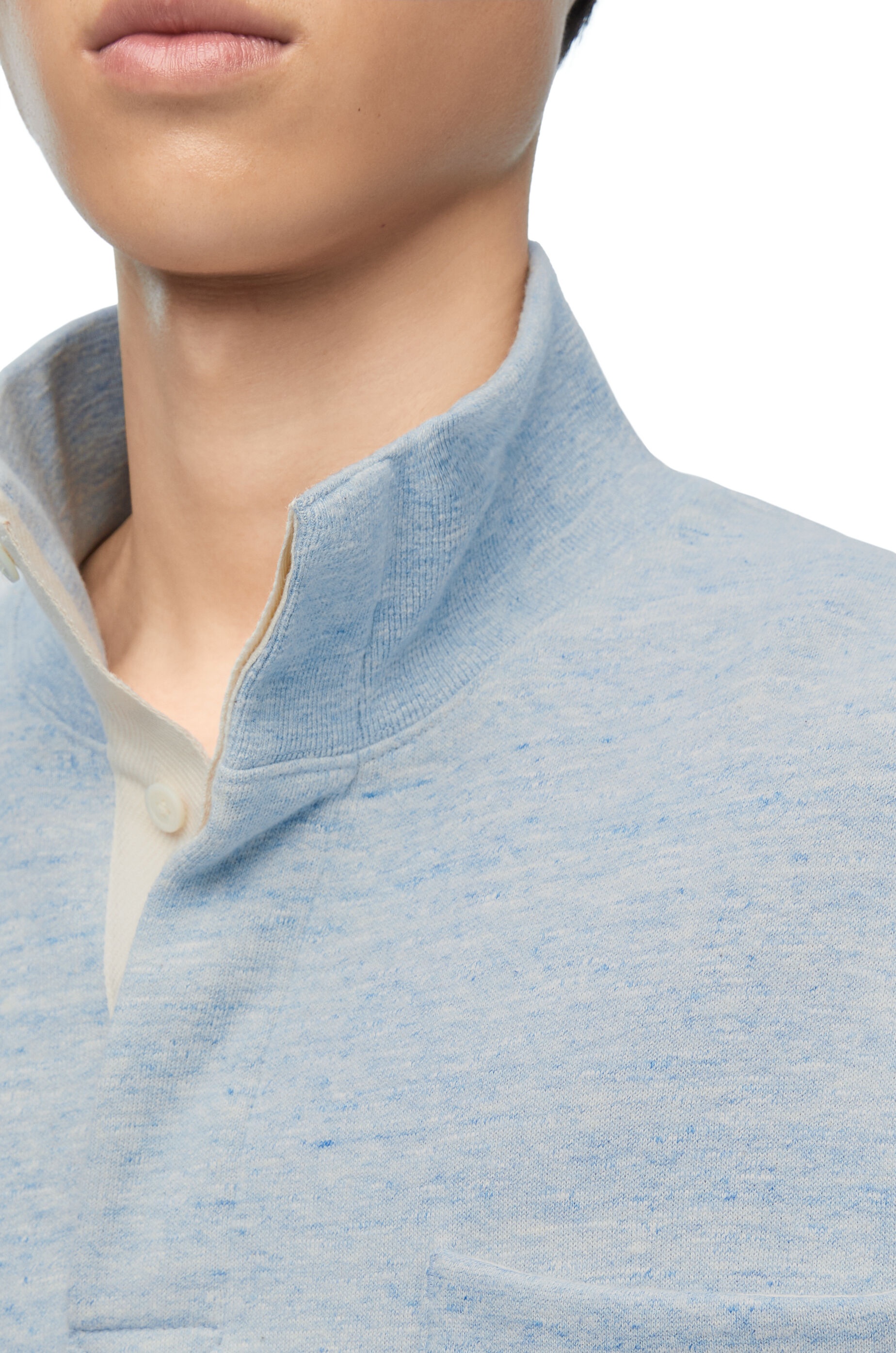 High neck sweatshirt in cotton - 5