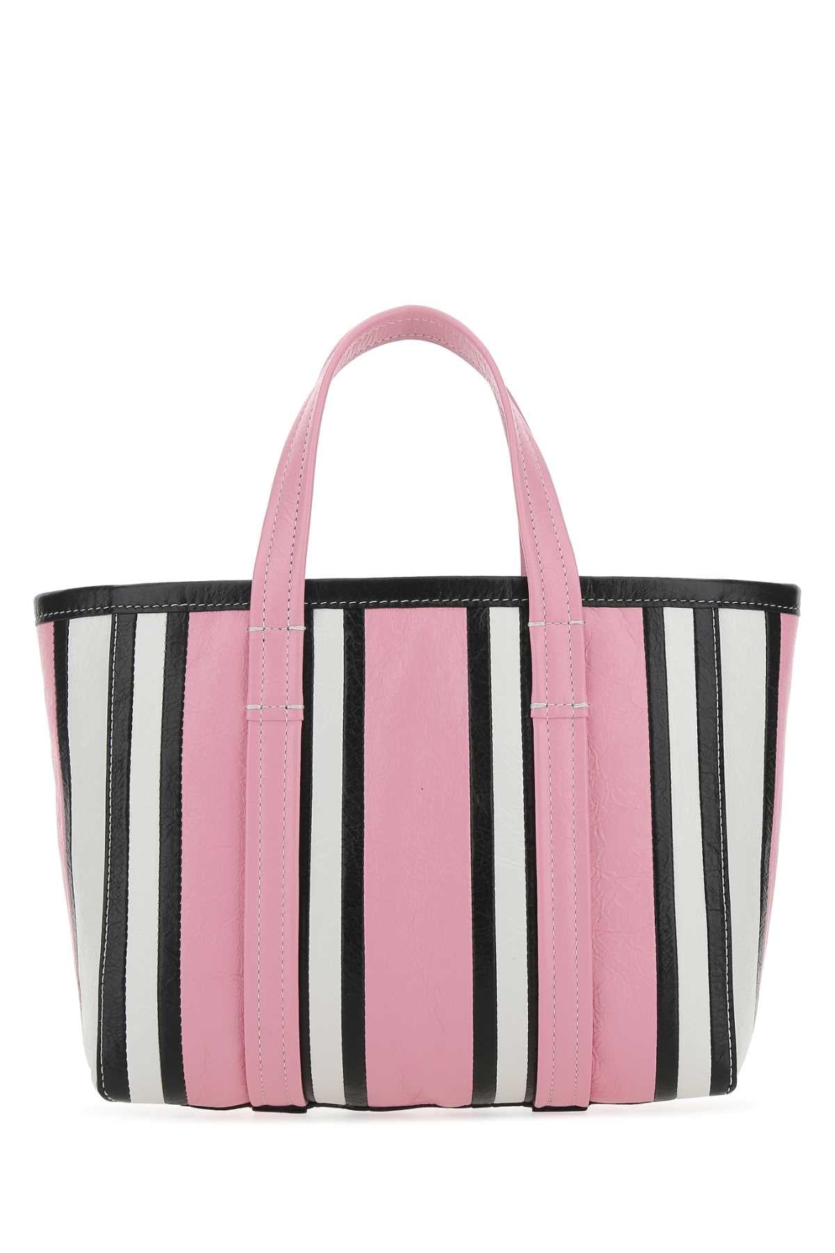 Balenciaga Women Multicolor Leather Small Barbes Shopping Bag - 3