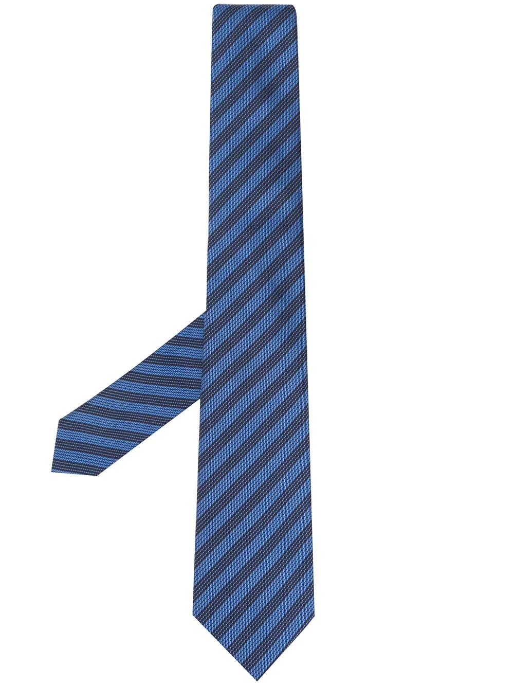 striped classic silk tie  - 1