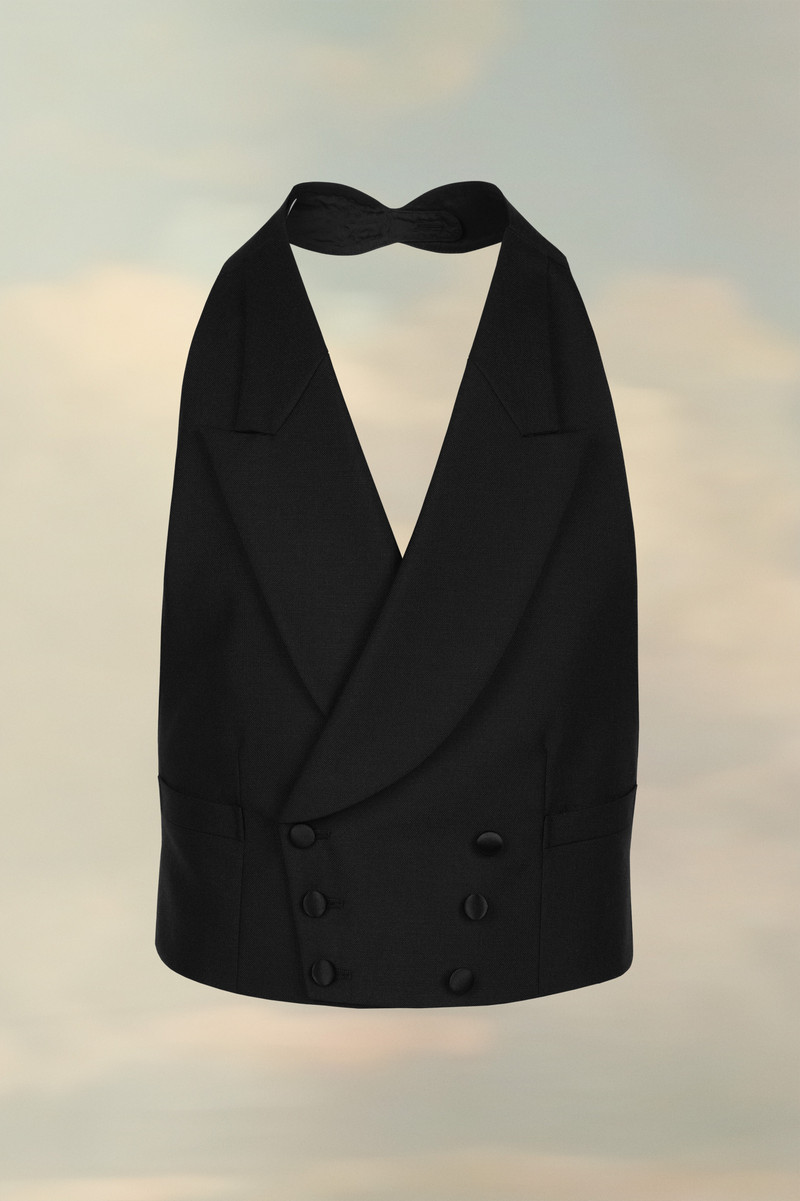 영국의 Mohair Waistcoat 1