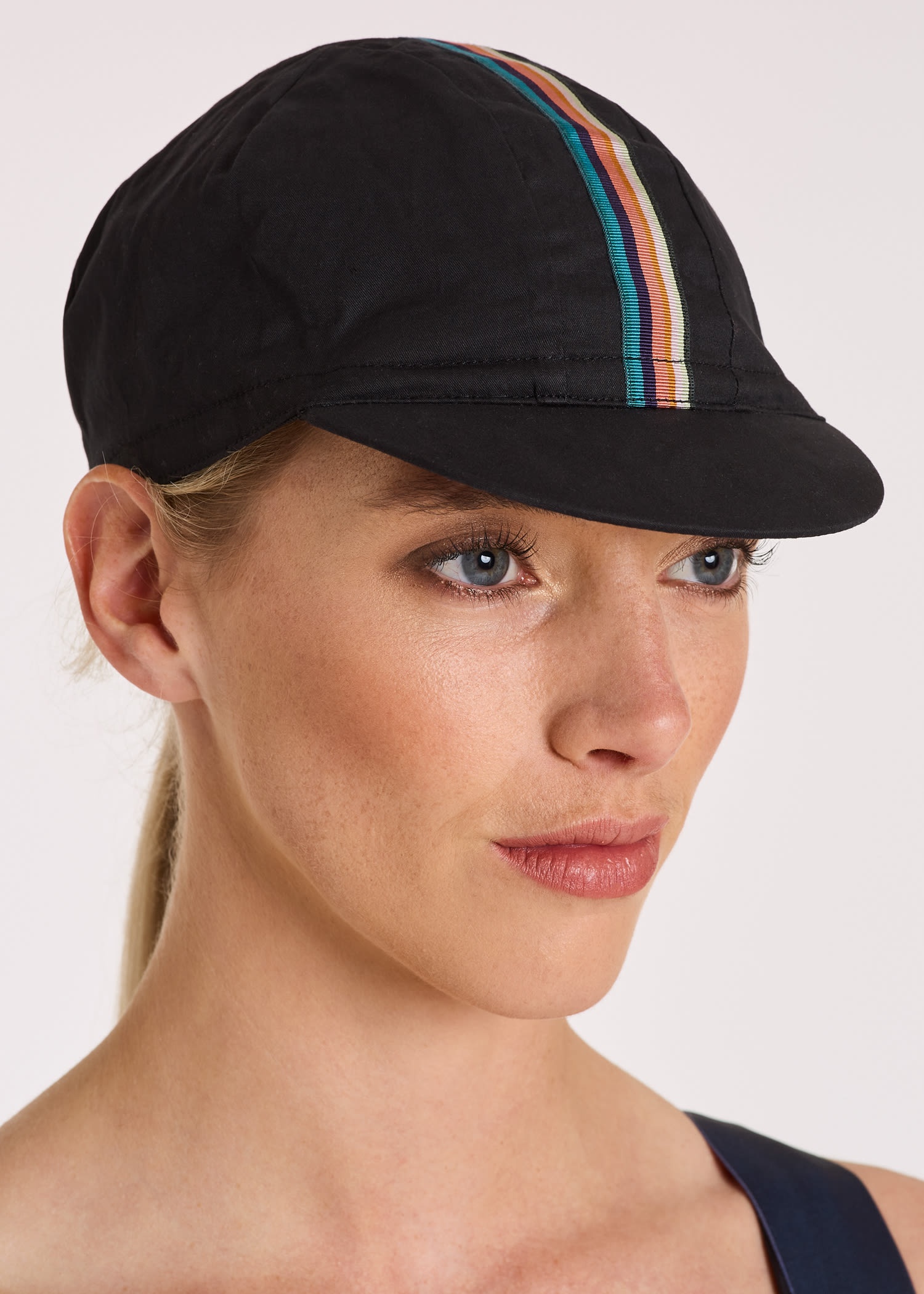 Cycling Cap With 'Artist Stripe' Webbing - 6