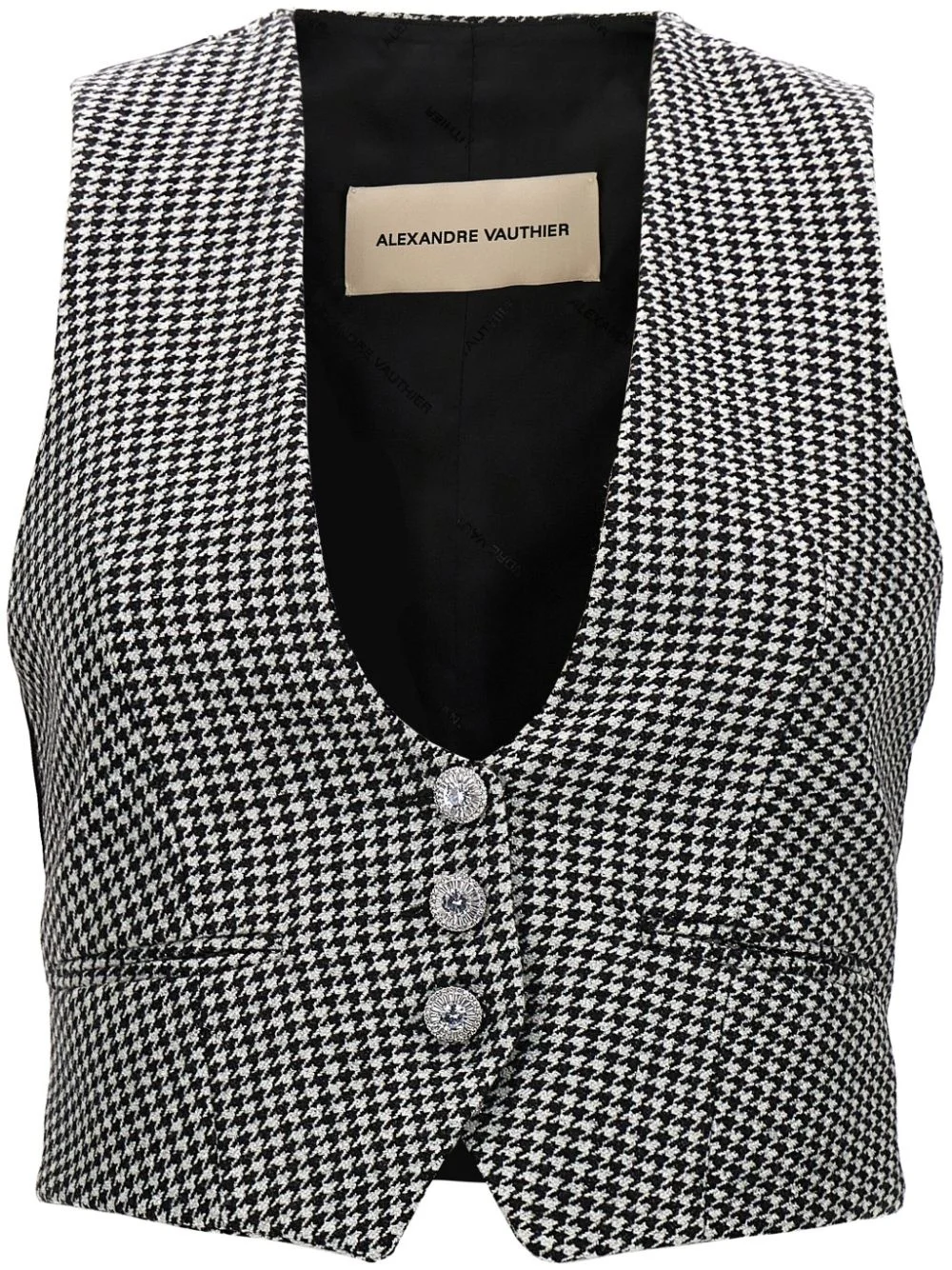 houndstooth waistcoat - 1