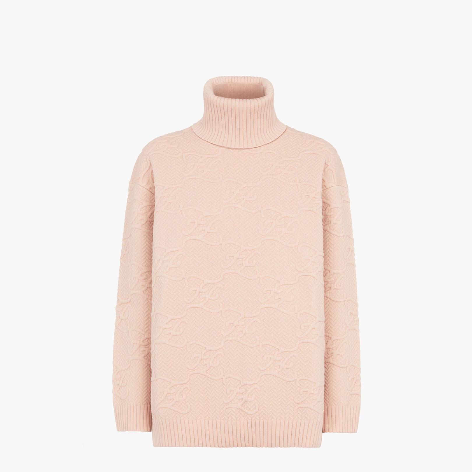 Pink wool and cashmere sweater - 1