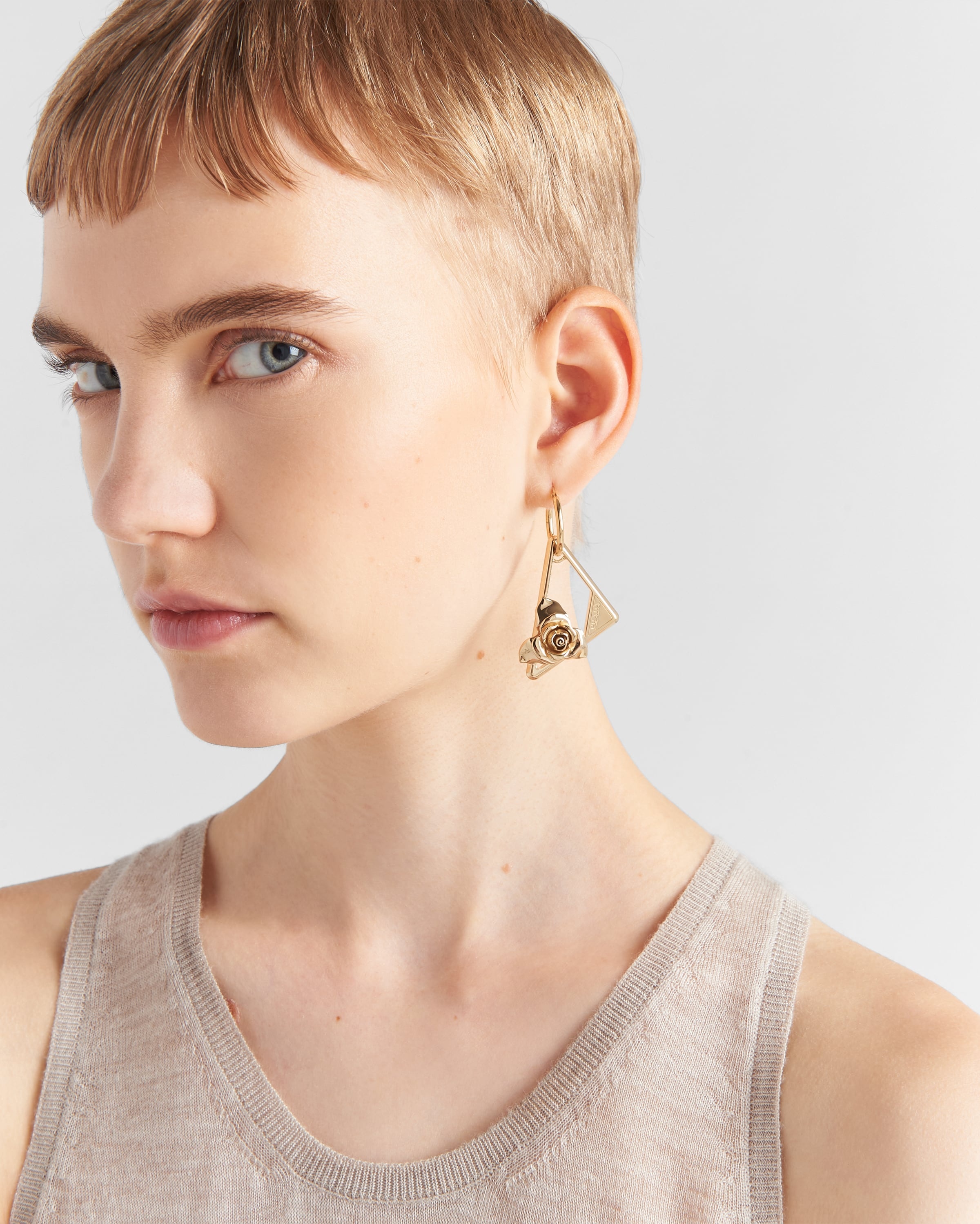 Metal earrings - 2