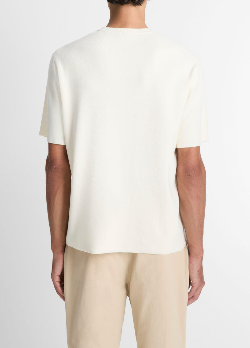 Vince Milano Short-Sleeve Crew Neck Sweater outlook