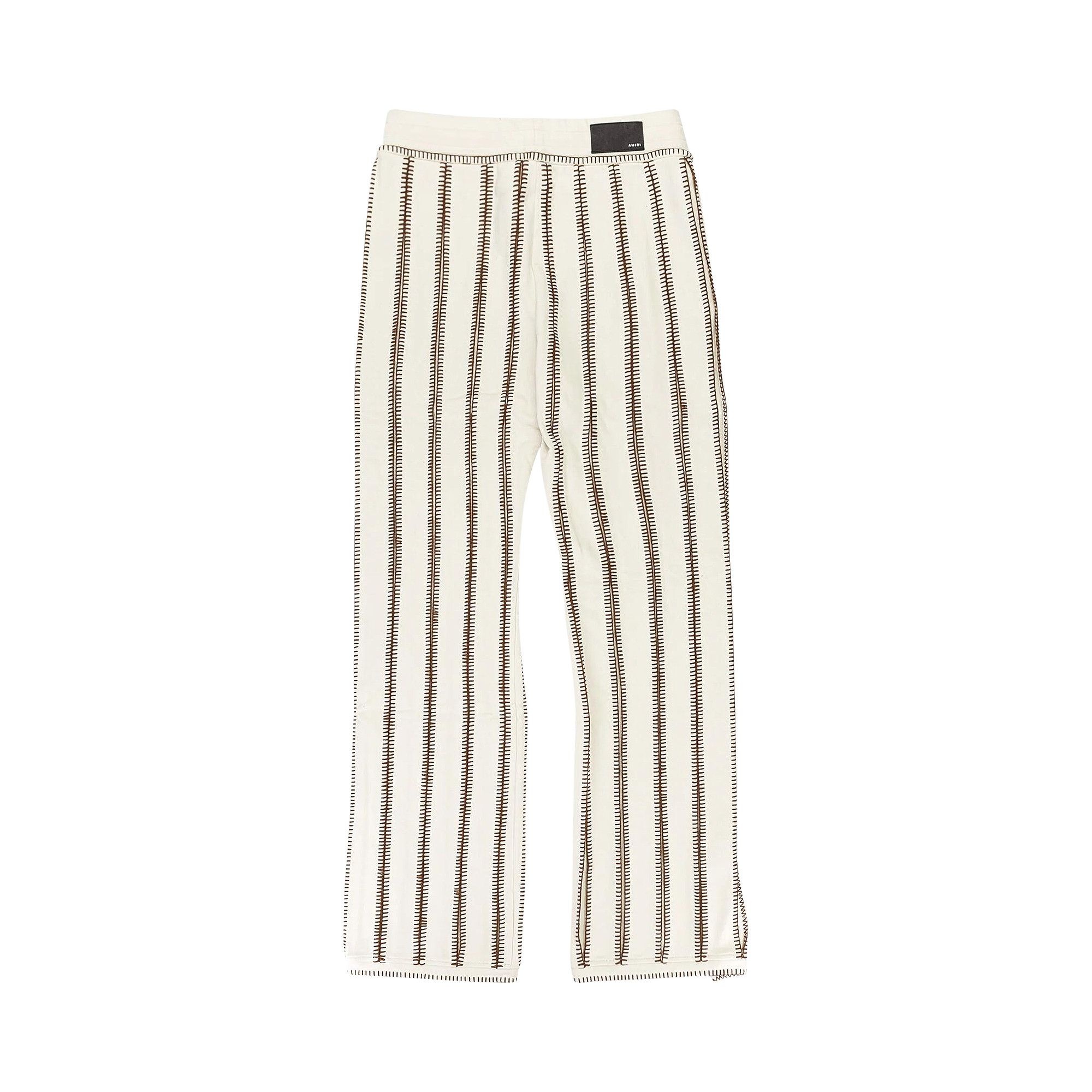 Amiri Stitch Flare Track Pants 'Alabaster' - 2