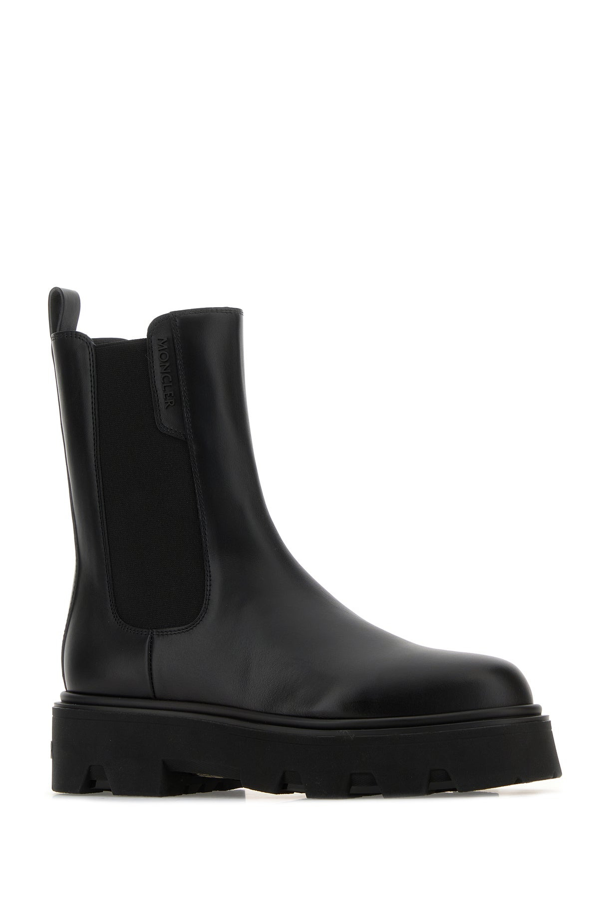 Black leather Aurea Chelsea ankle boots - 2