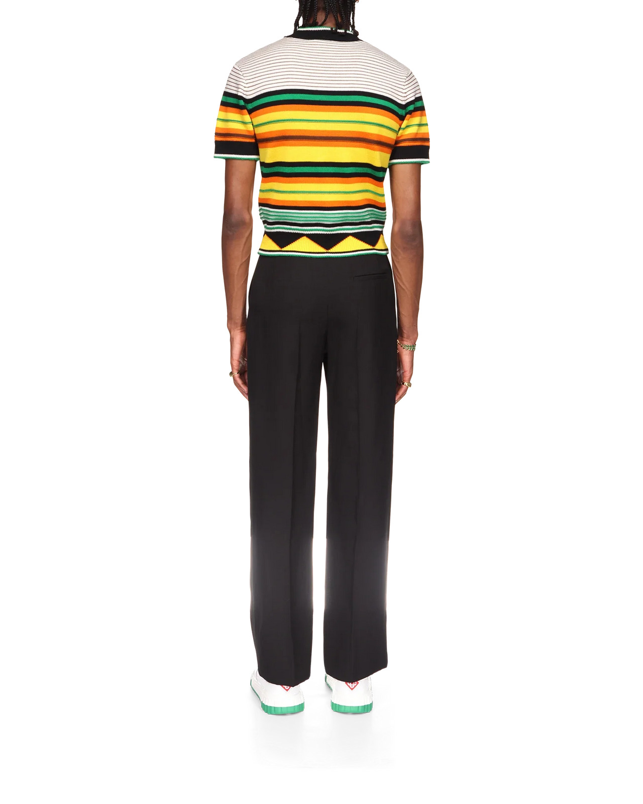 Knit Striped T-Shirt - 4