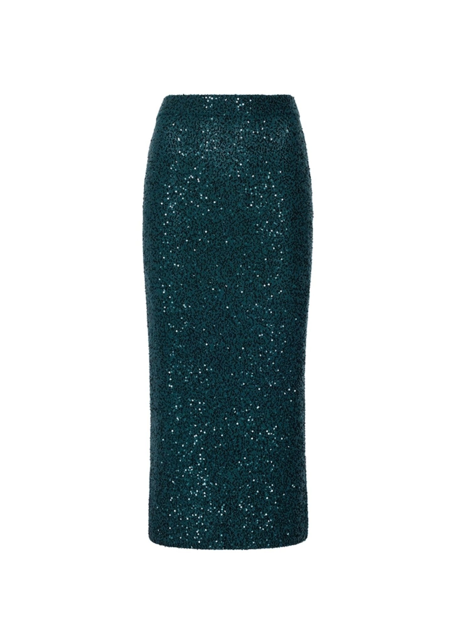 Cashmere Sequin Midi Skirt - 1