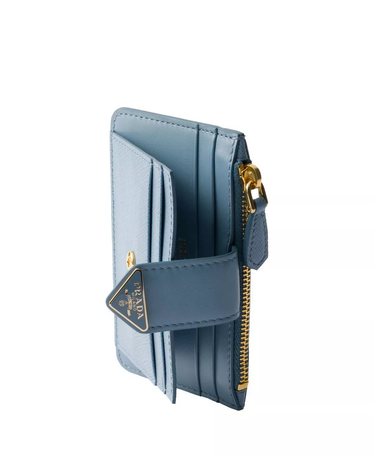 Saffiano And Smooth Leather Card Holder - 2