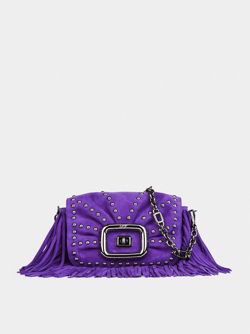 Viv' Choc Mini Bag in suede 1