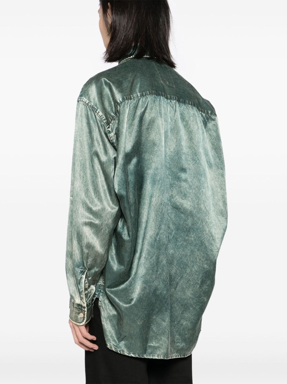 logo-patch shirt - 4