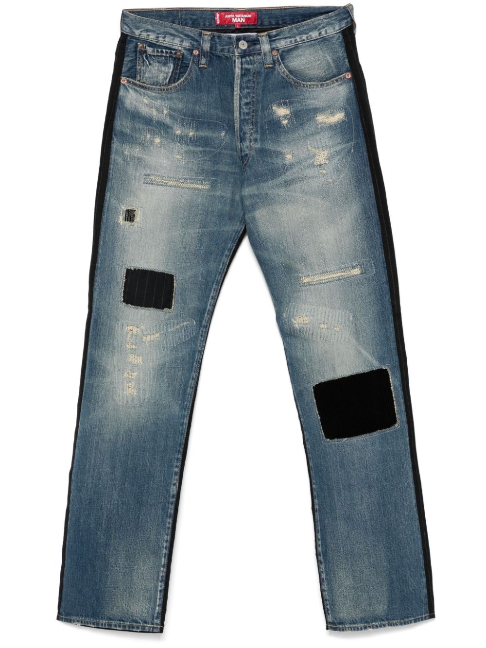 patchwork jeans - 1