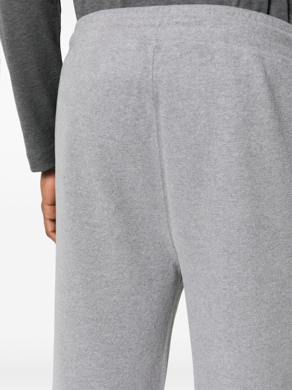 drawstring tapered track pants - 5