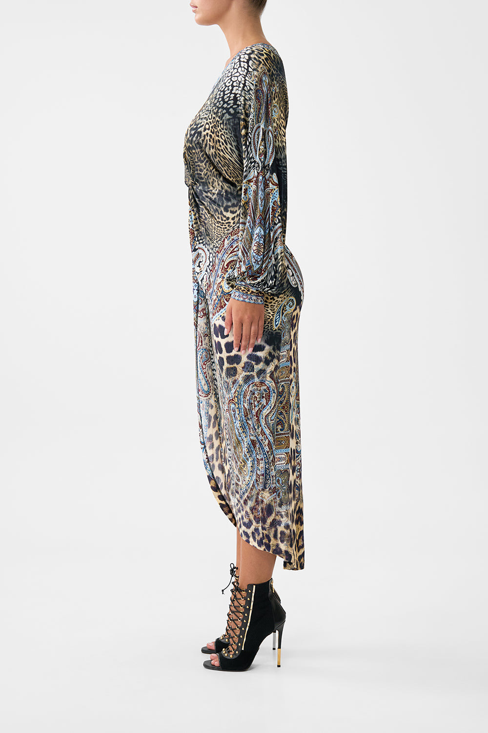 TWIST FRONT DRESS - 4