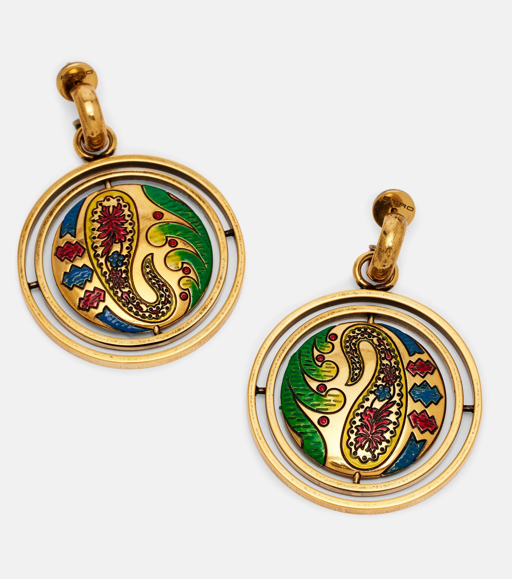 Paisley drop earrings - 4