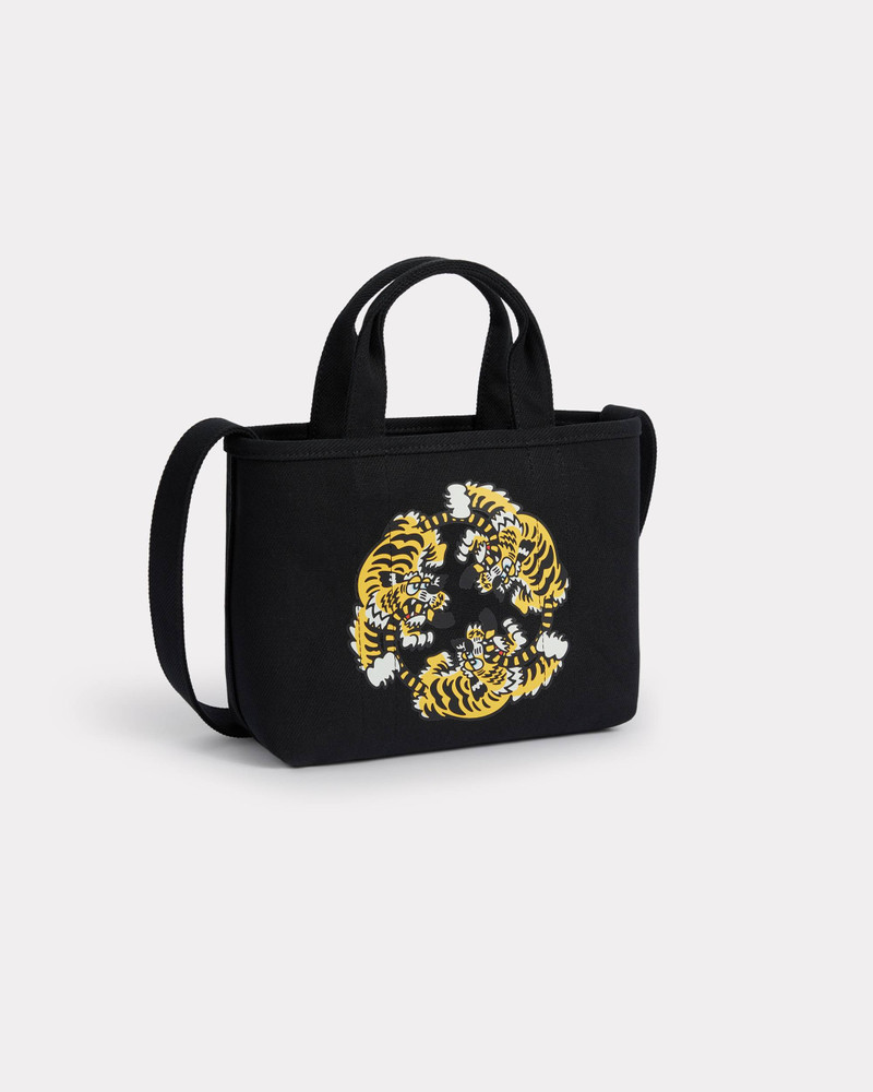 'KENZO VERDY MARKET' reversible small tote bag in canvas - 1