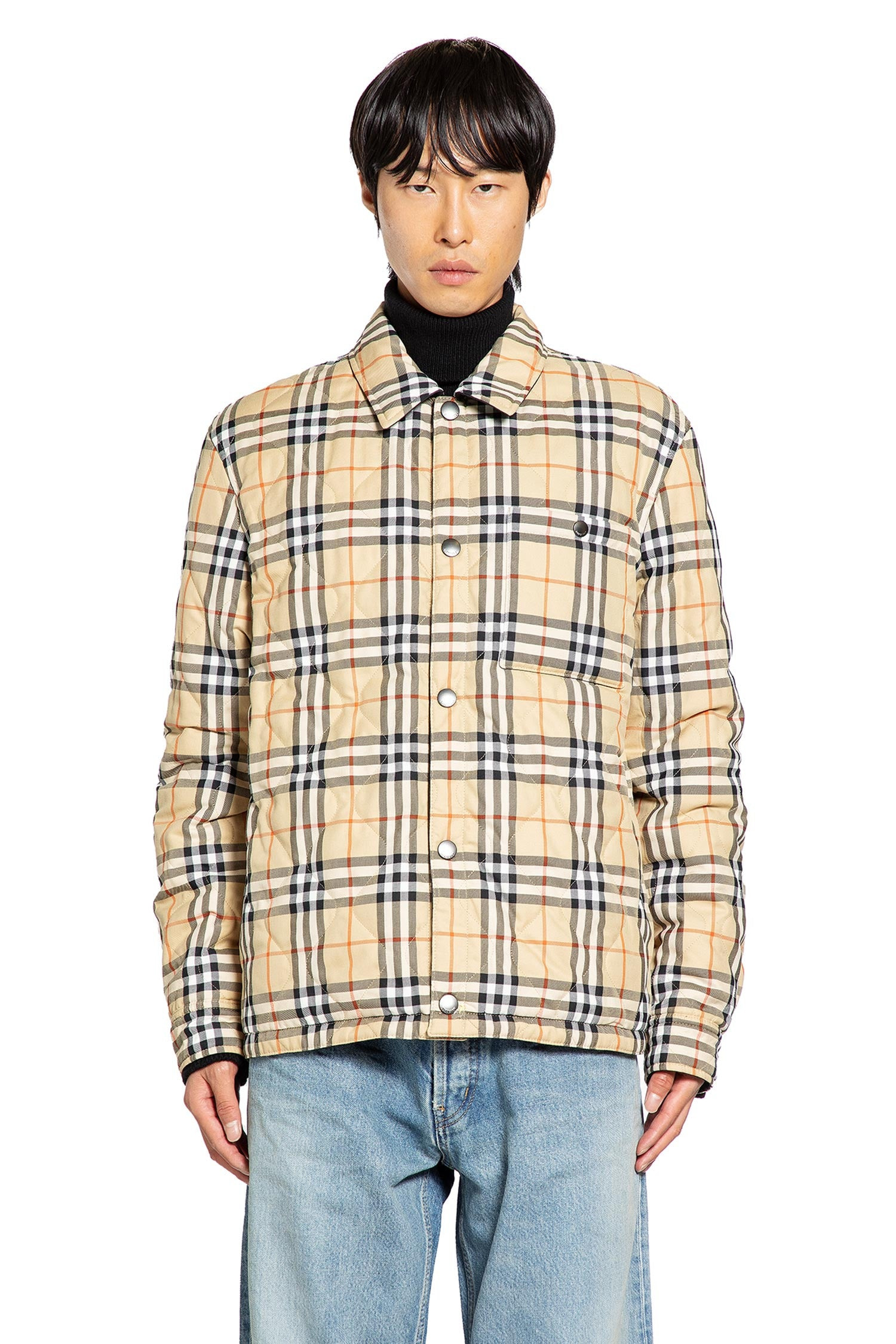Reversible Quilted Nylon Overshirt - 1