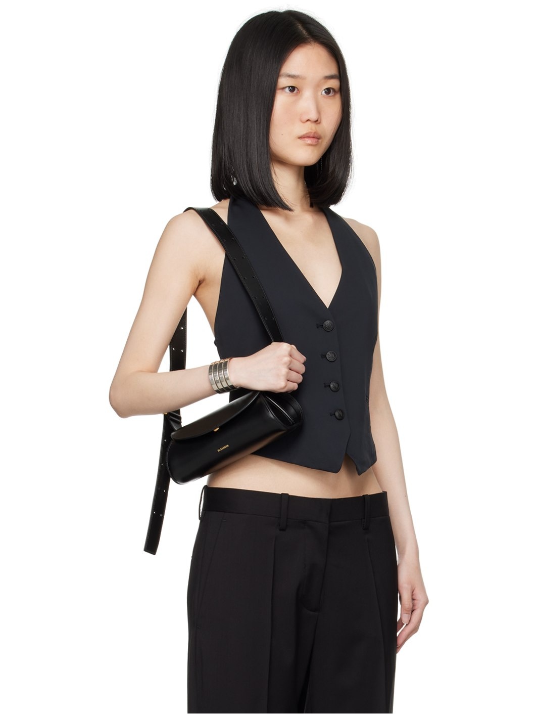 Black Ethel Vest - 2