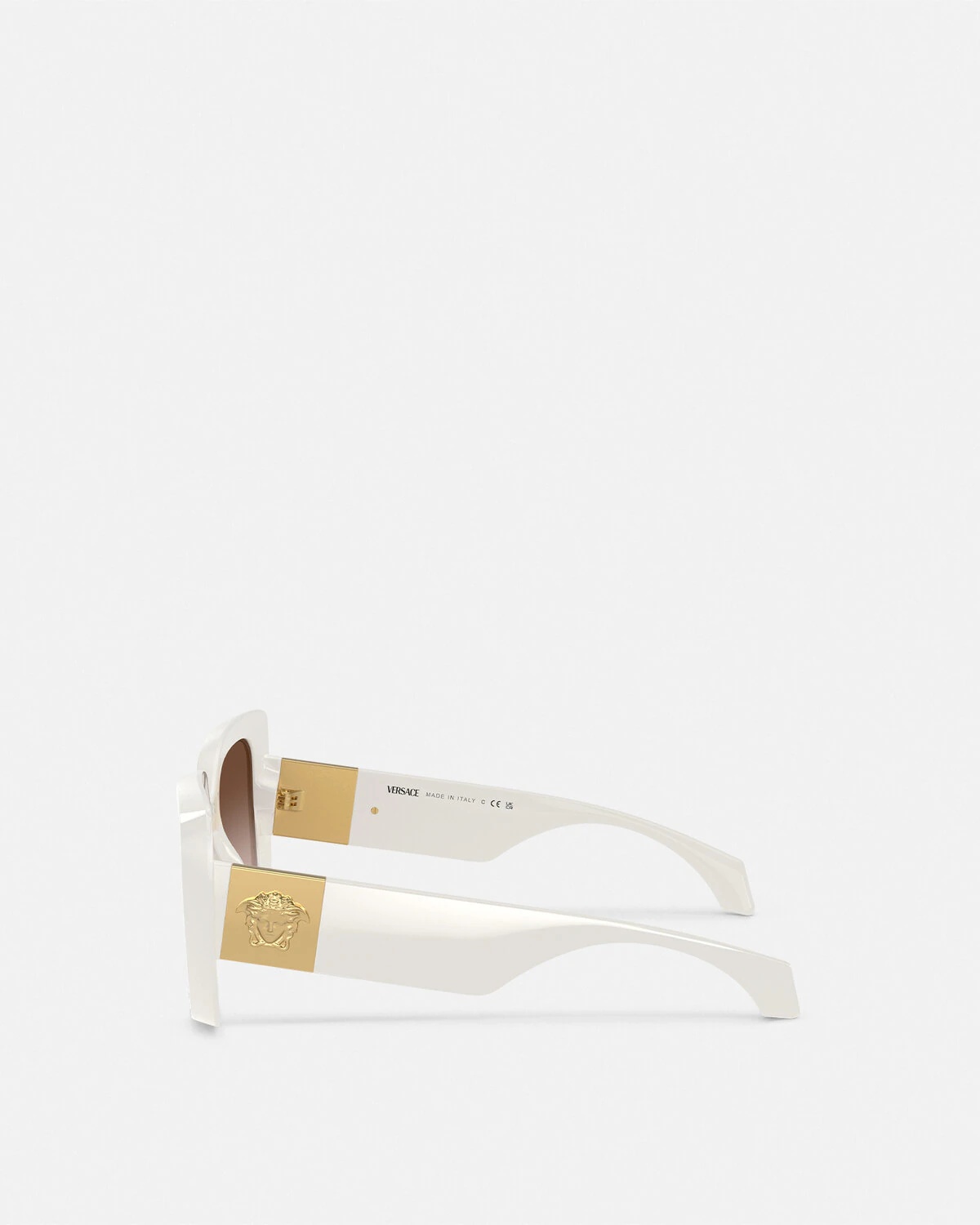 Medusa Plaque Irregular Sunglasses - 3