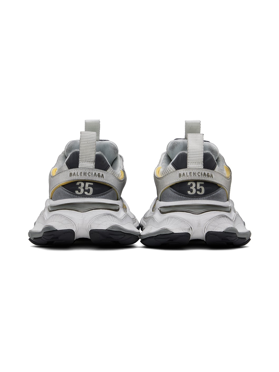 Gray & White Cargo Sneakers - 2
