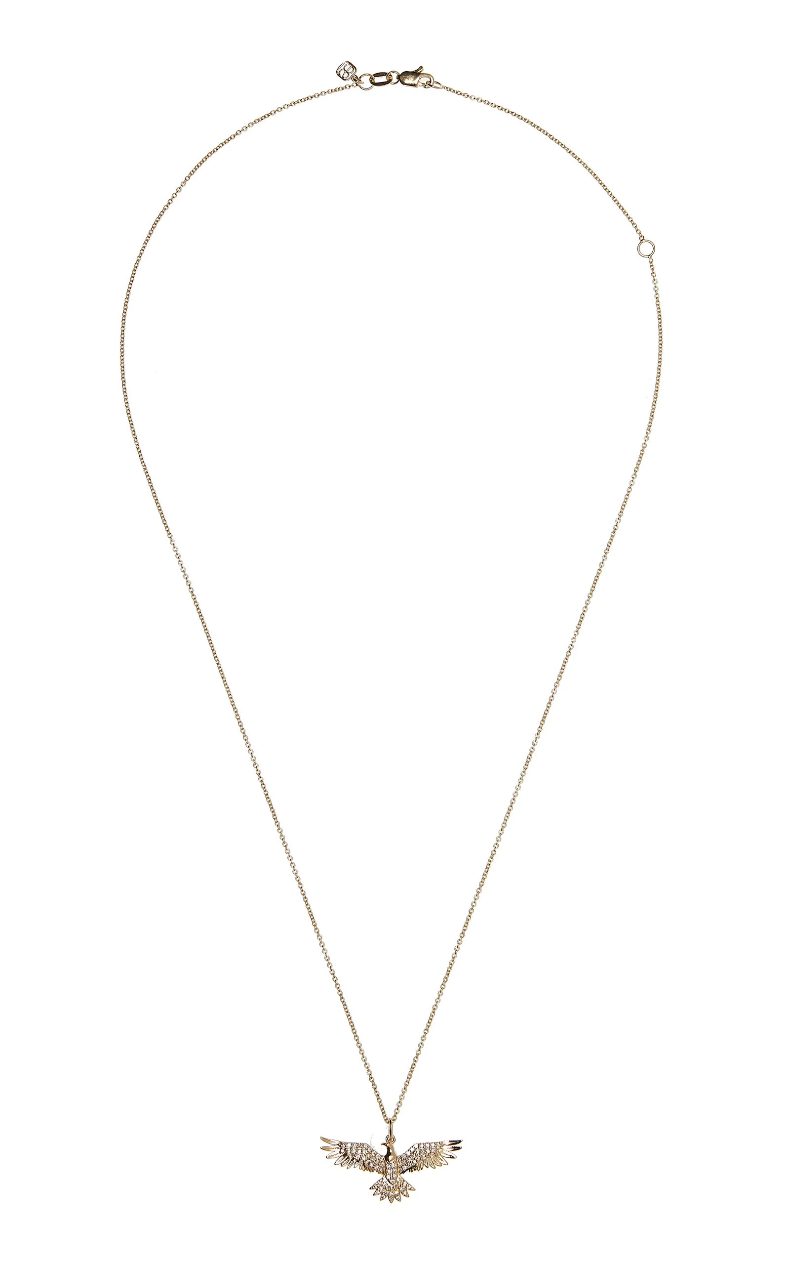 14K Gold, Diamond Necklace gold - 1