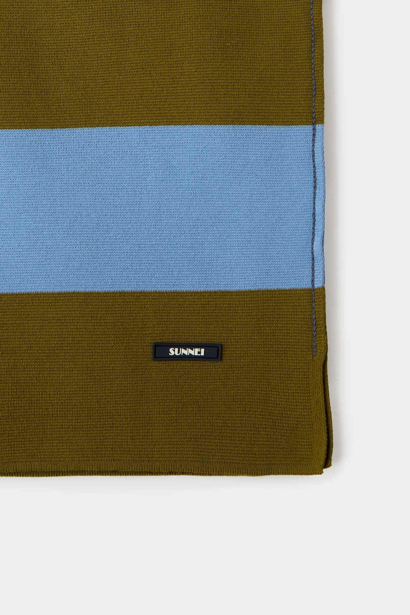 MAGLIAUNITA POLO SHIRT / green & blue stripes 6