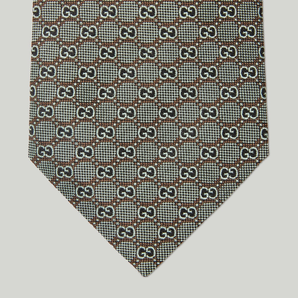 GG silk jacquard tie - 4