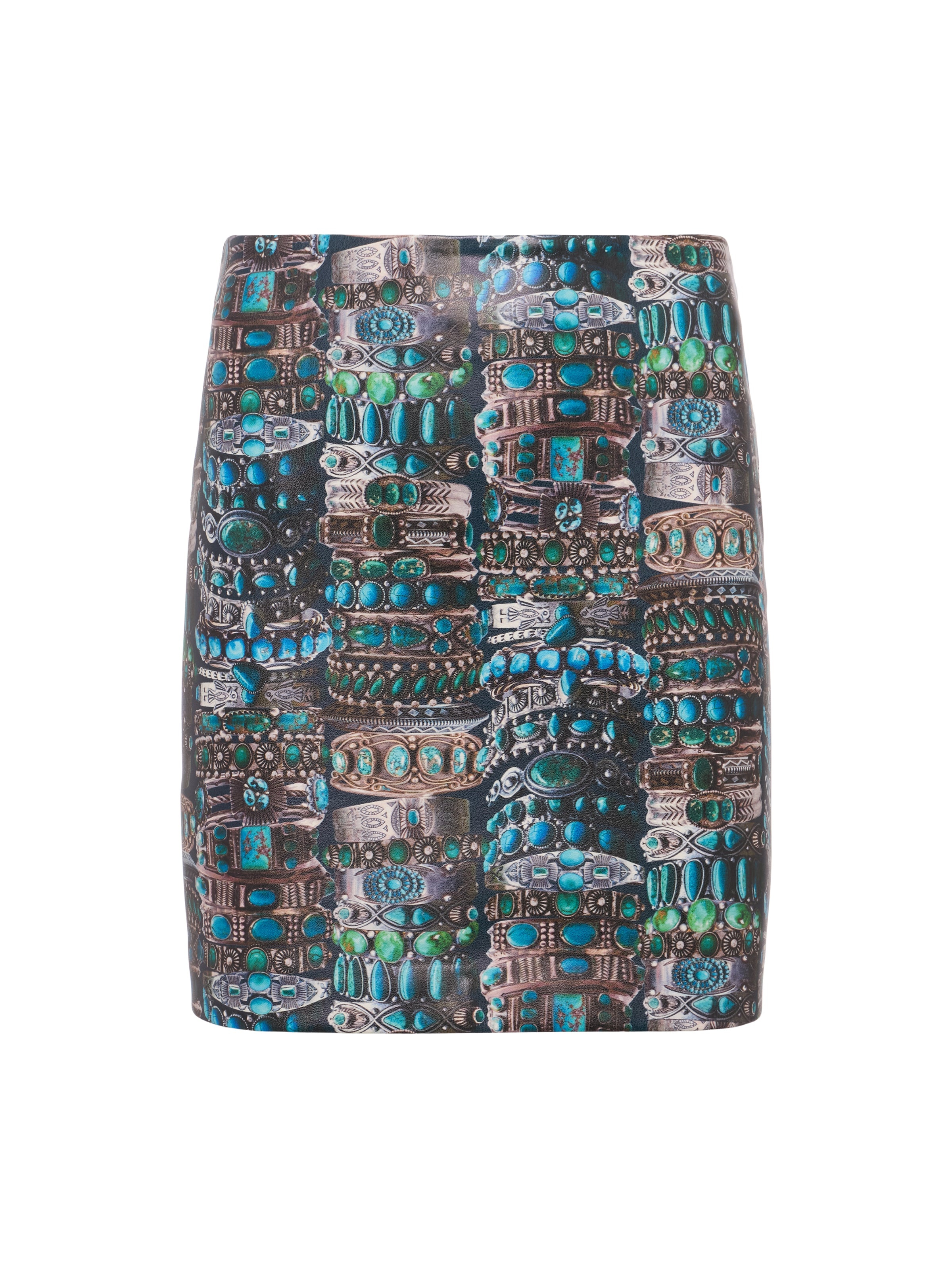 Livia Vegan Leather Mini Skirt - 1