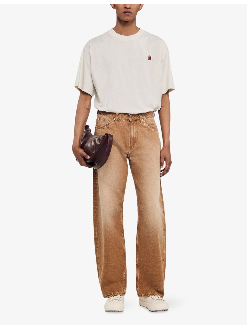 Faded Baggy Denim Jeans - 2