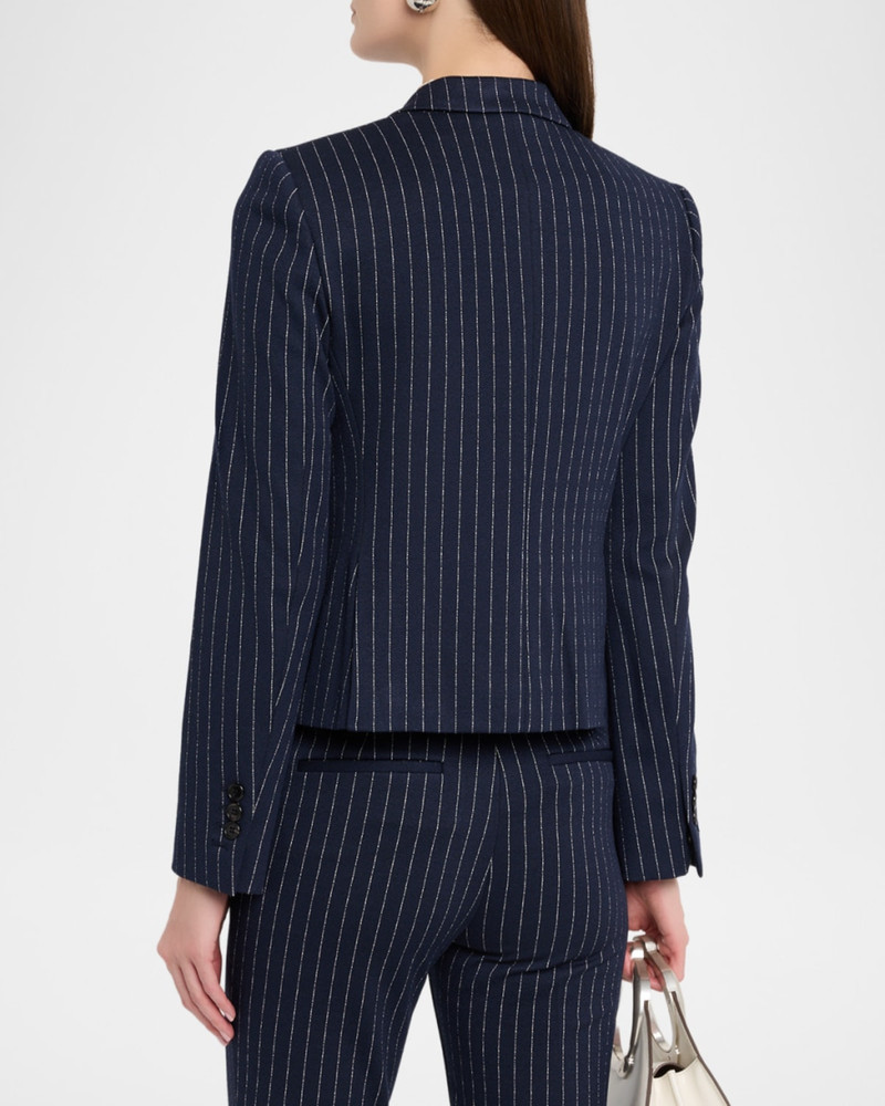 Fitted Pinstripe Jacket 3