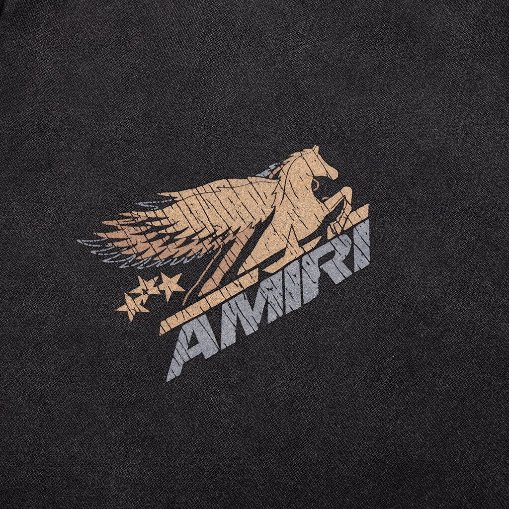 VINTAGE PEGASUS HOODIE - BLACK - 3