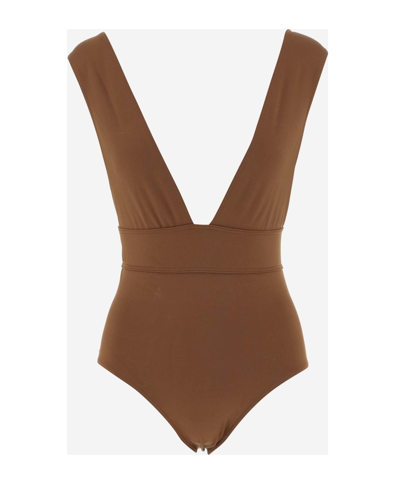 Pigment Stretch Nylon One Piece Swimsuit - 1