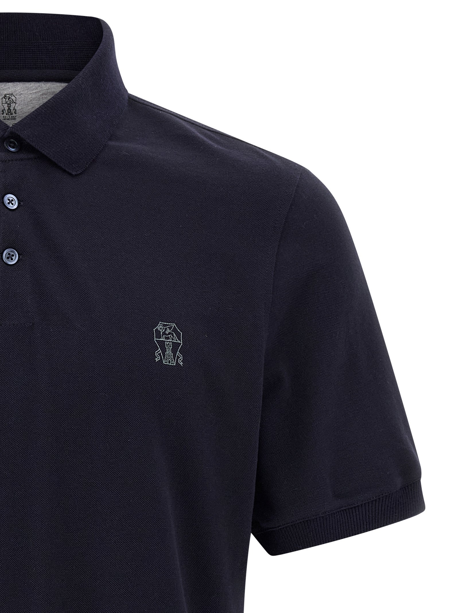 Piqué Shirt Polo Blue - 3