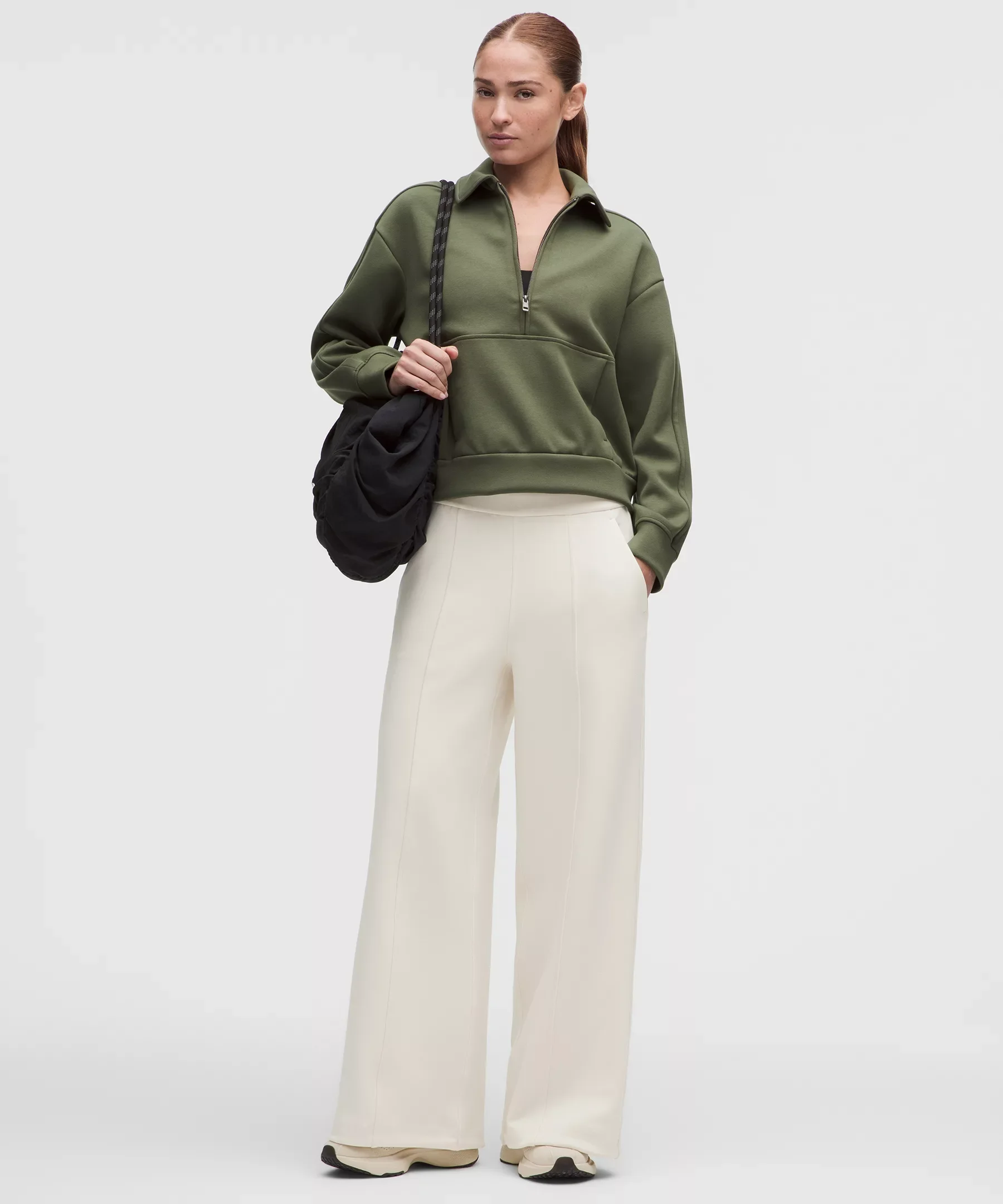Smooth Spacer High-Rise Wide-Leg Pant *Regular - 1