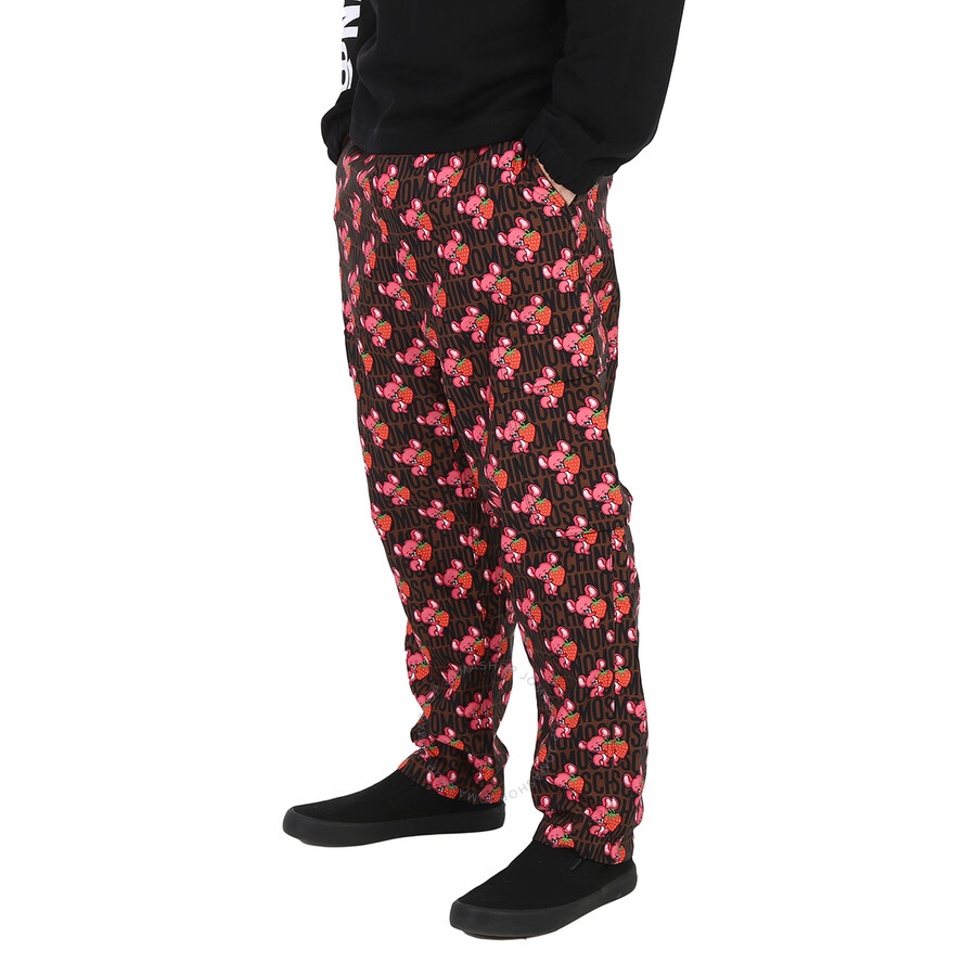 Moschino All-Over Animal Printed Straight Leg Cargo Pants - 5