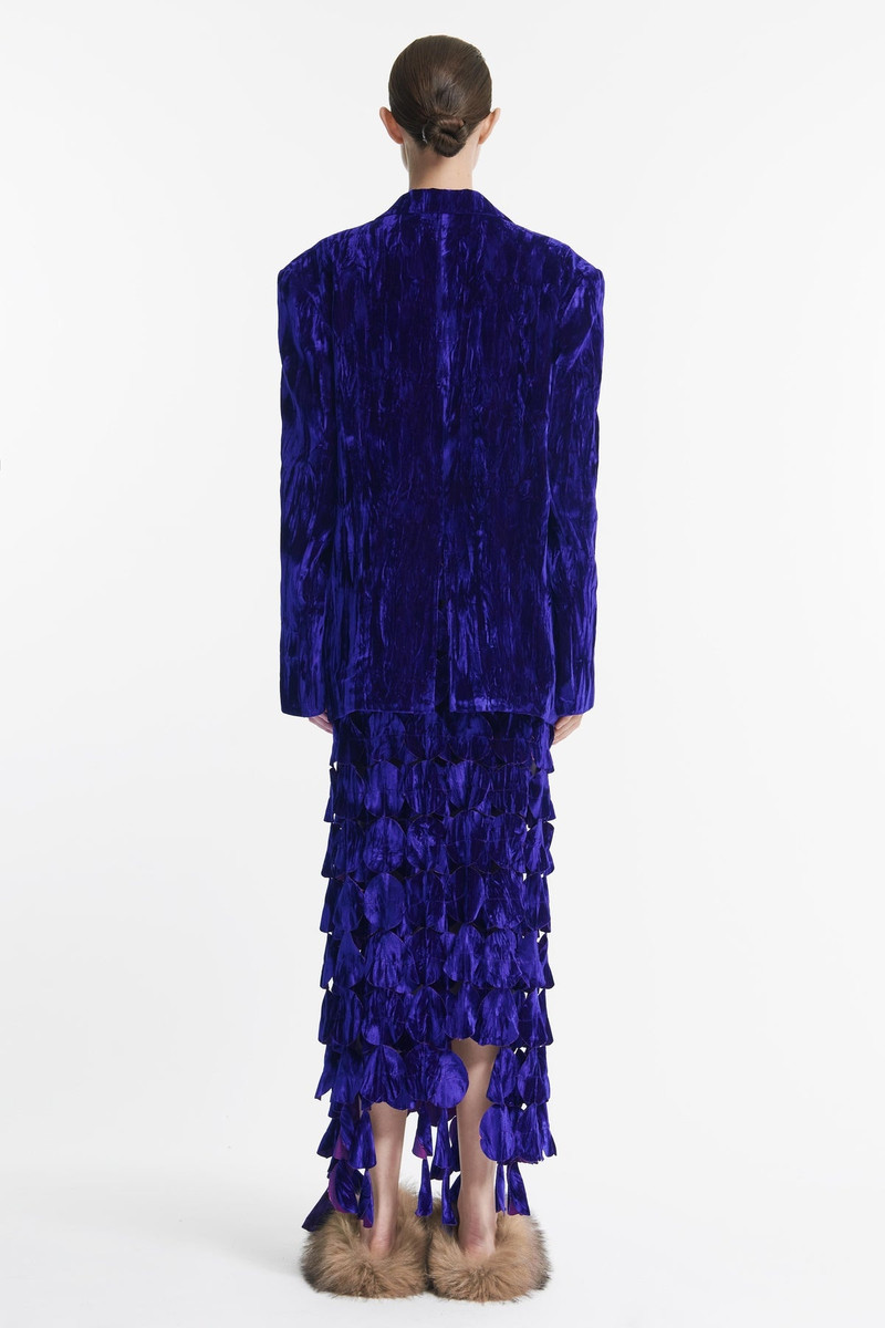 A.W.A.K.E. MODE TAILORED LOOSE FIT JACKET PURPLE outlook