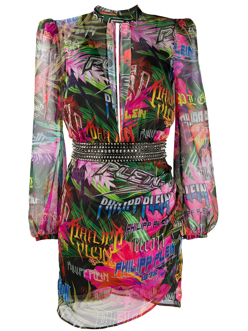 Jungle Rock long-sleeve dress 1