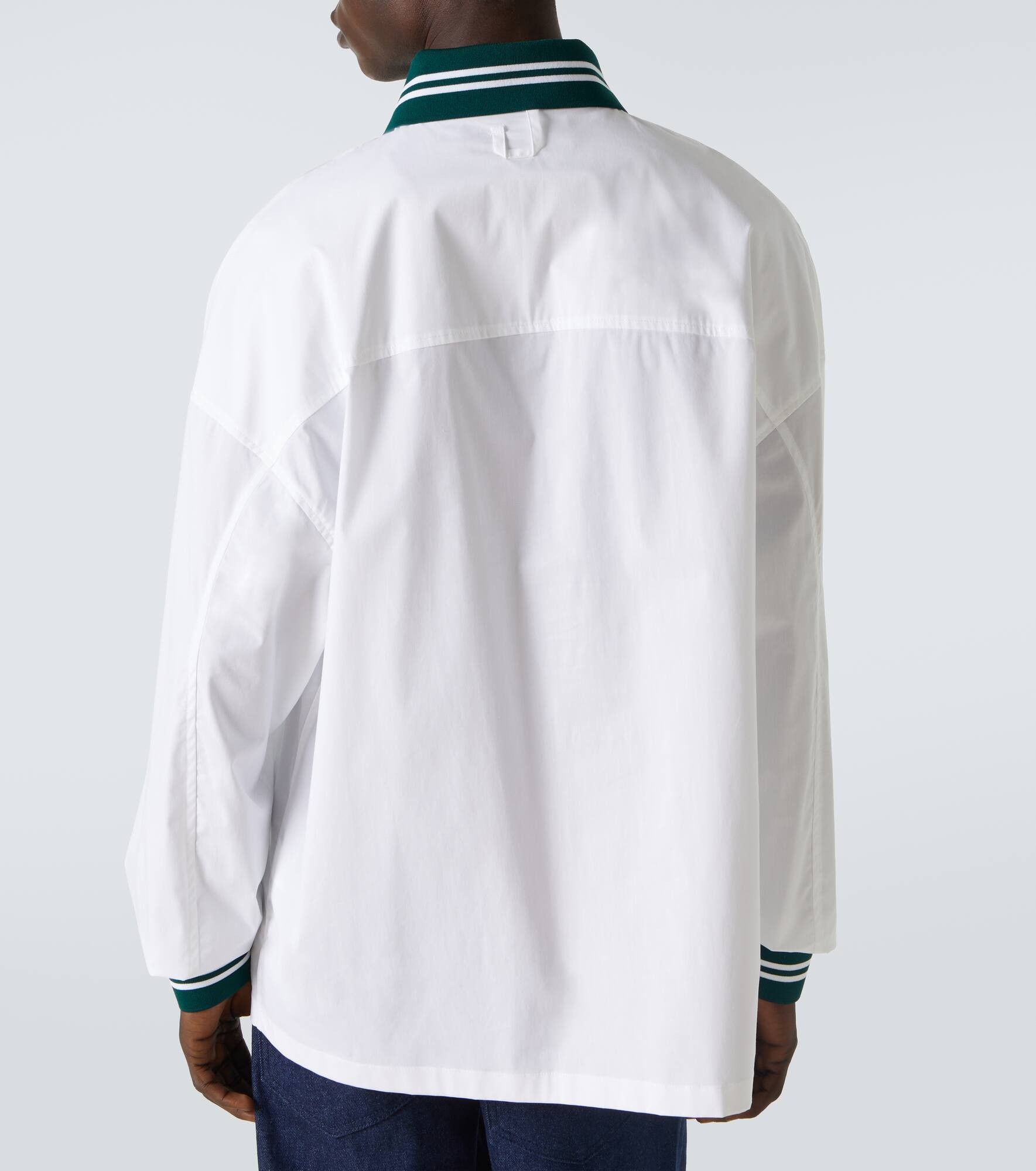 Cotton-blend jersey T-shirt - 4
