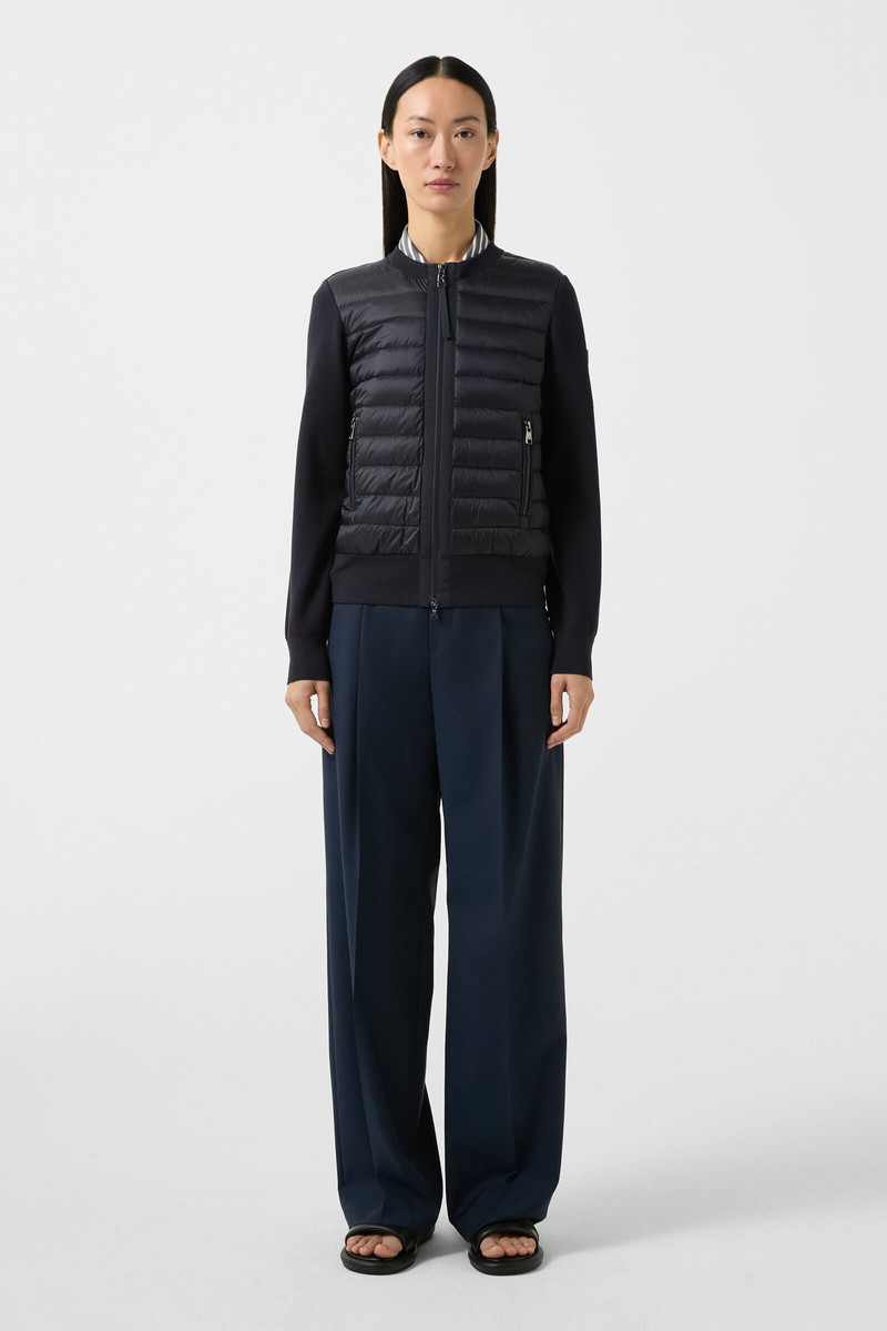 BOGNER Zilly Hybrid knit jacket in Navy blue outlook
