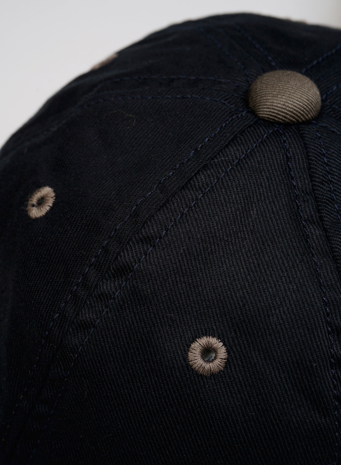 Baseball Cap Cotton Twill in Dark Navy - 3