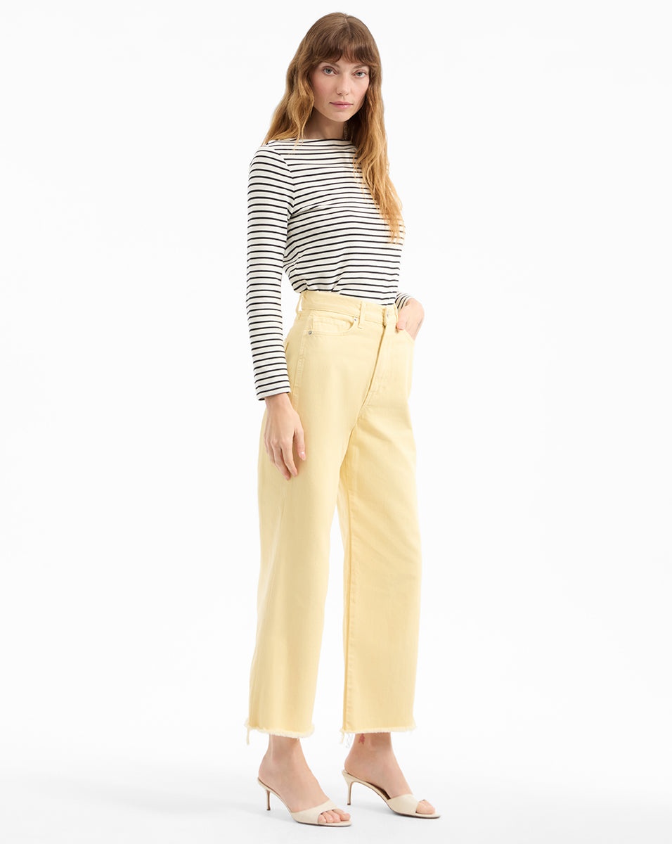 TAYLOR CROPPED WIDE-LEG JEAN - 4