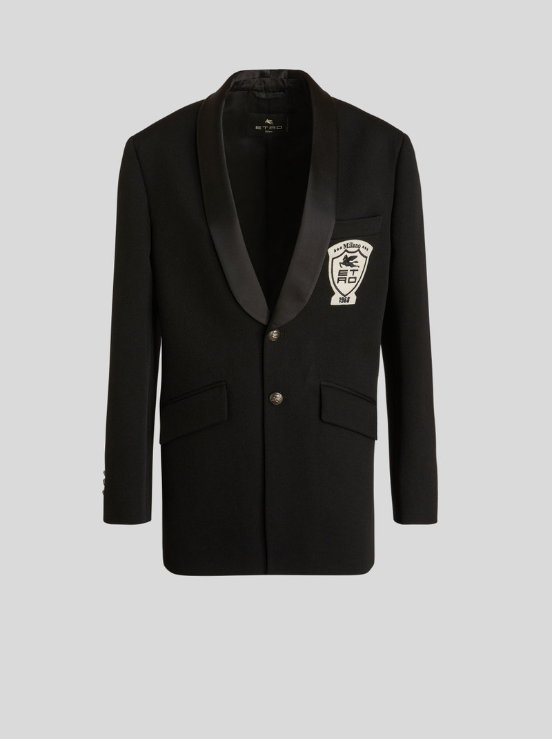 WOOL JACKET WITH ETRO CREST 1