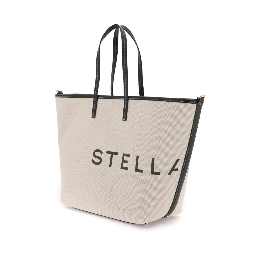 Stella Mccartney Logo Printed Cotton Tote Bag - 2