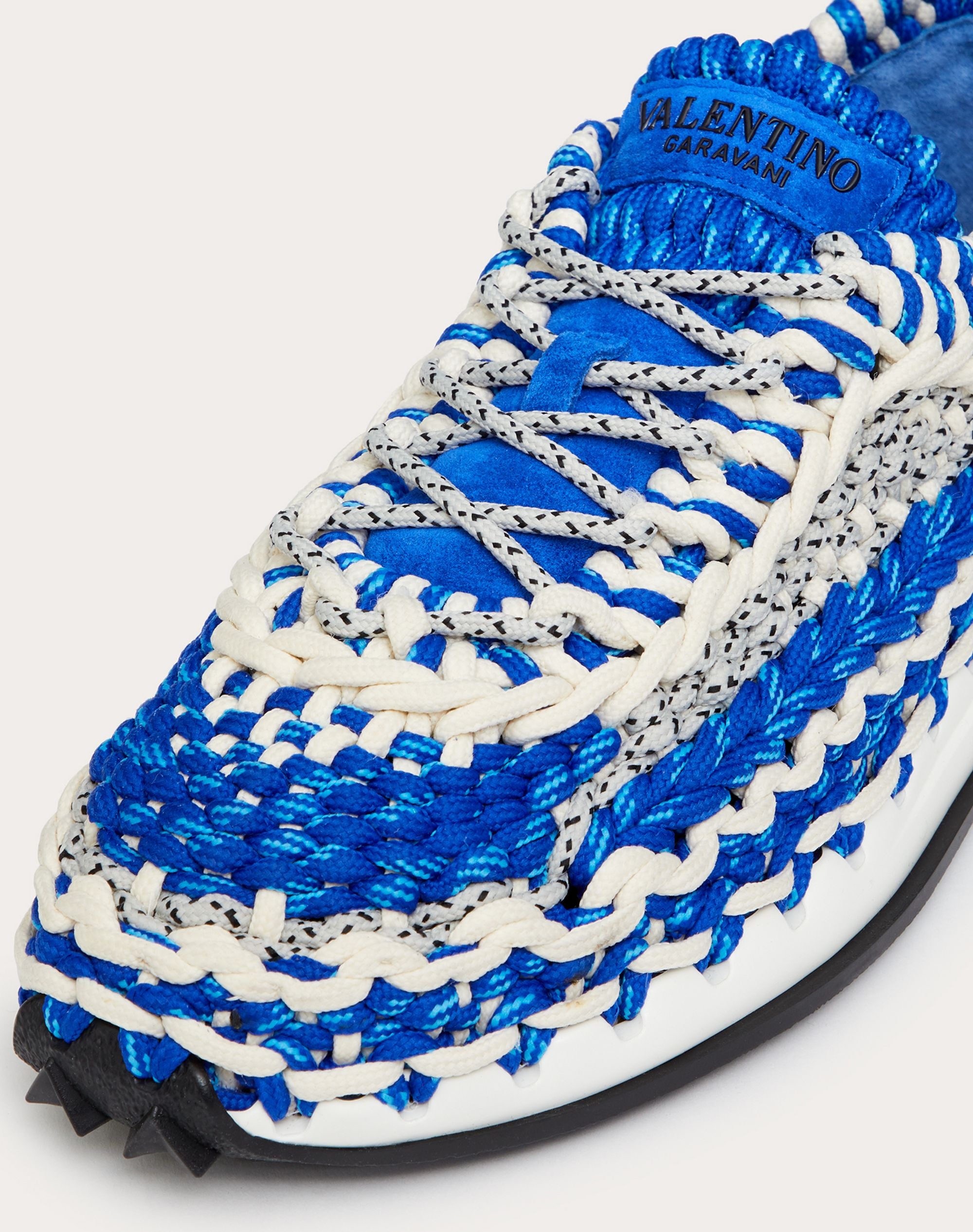 Valentino Garavani Crochet Sneaker in fabric - 5