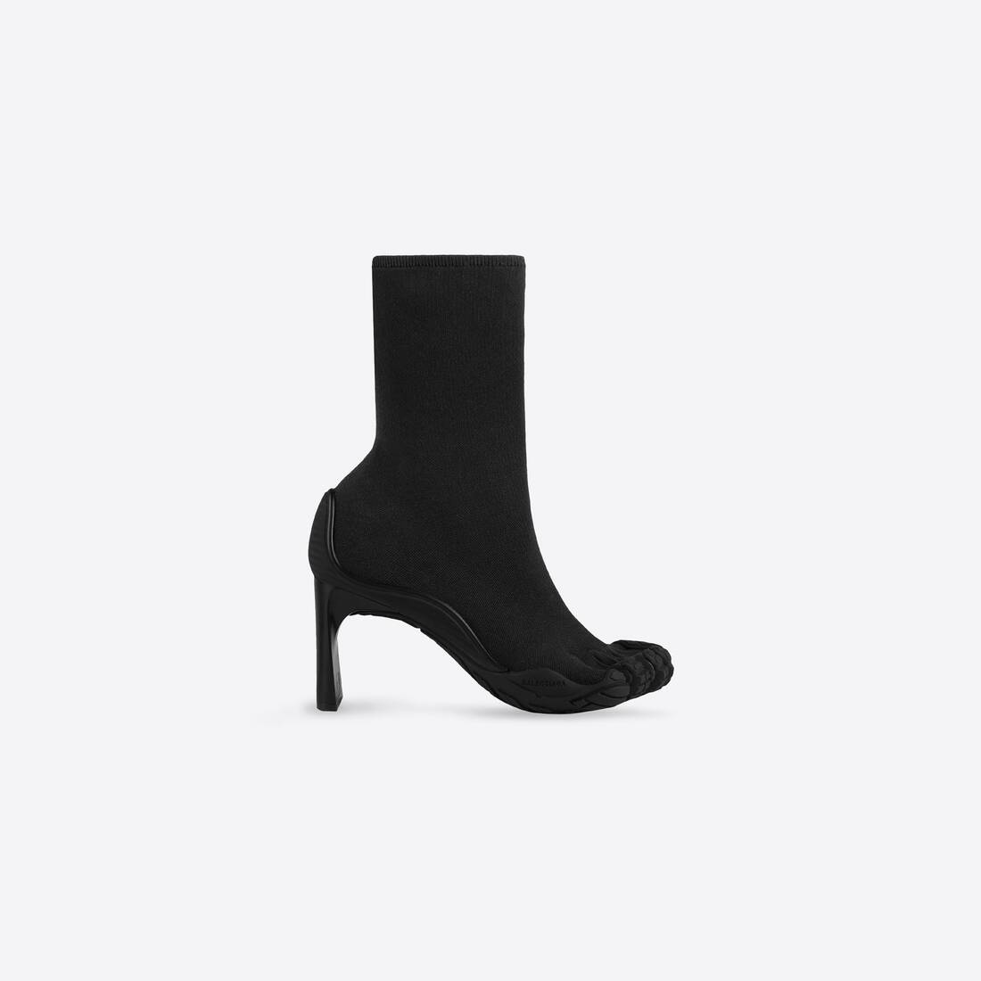 Women's Heeled Toe in Black - 1