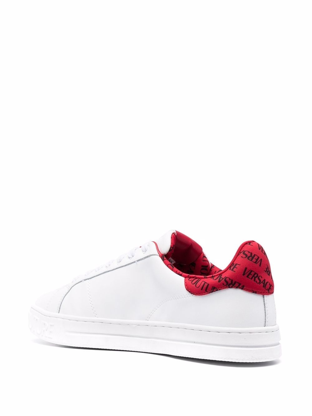 logo-print lace-up sneakers - 3